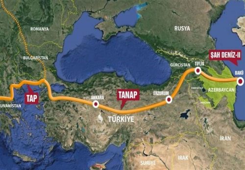 وزیر انرژی جمهوری آذربایجان: تا آوریل سال جاری میلادی بیش از ۱.۵ میلیارد متر مکعب گاز از طریق خط لوله تاناپ به ترکیه منتقل شده است