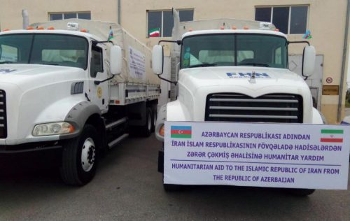 ارسال کمک های بشردوستانه جمهوری آذربایجان به سیل زدگان